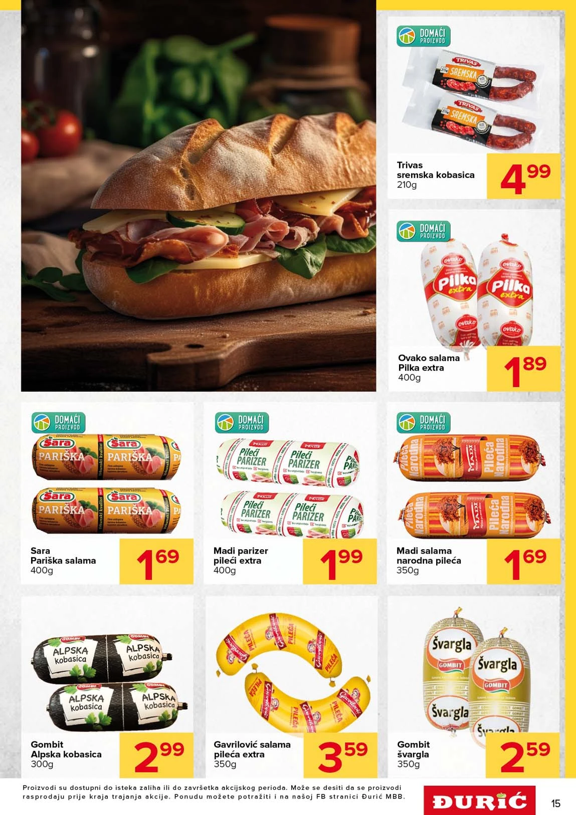 ĐURIĆ akcija Katalozi Snizenja