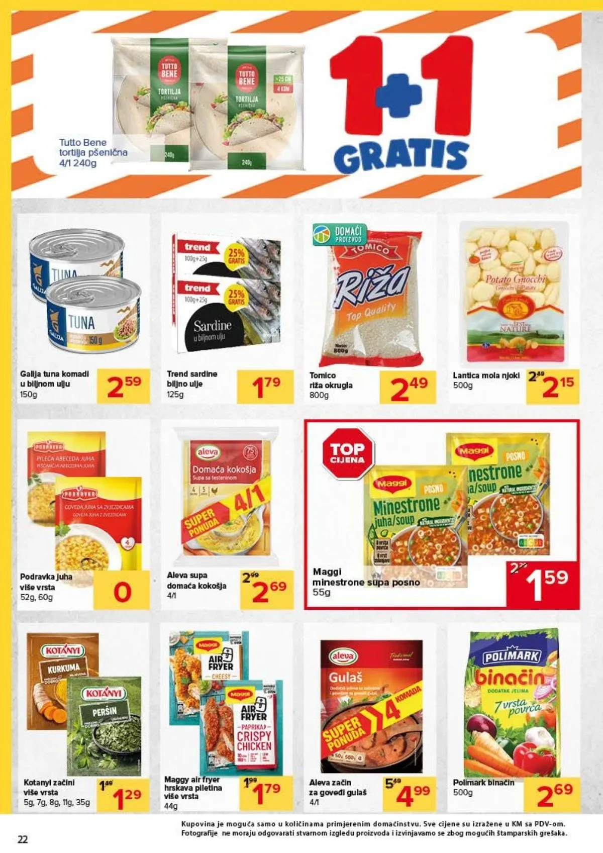 Đurić katalog do 09.09.2026. – čak 100 proizvoda po 1 KM