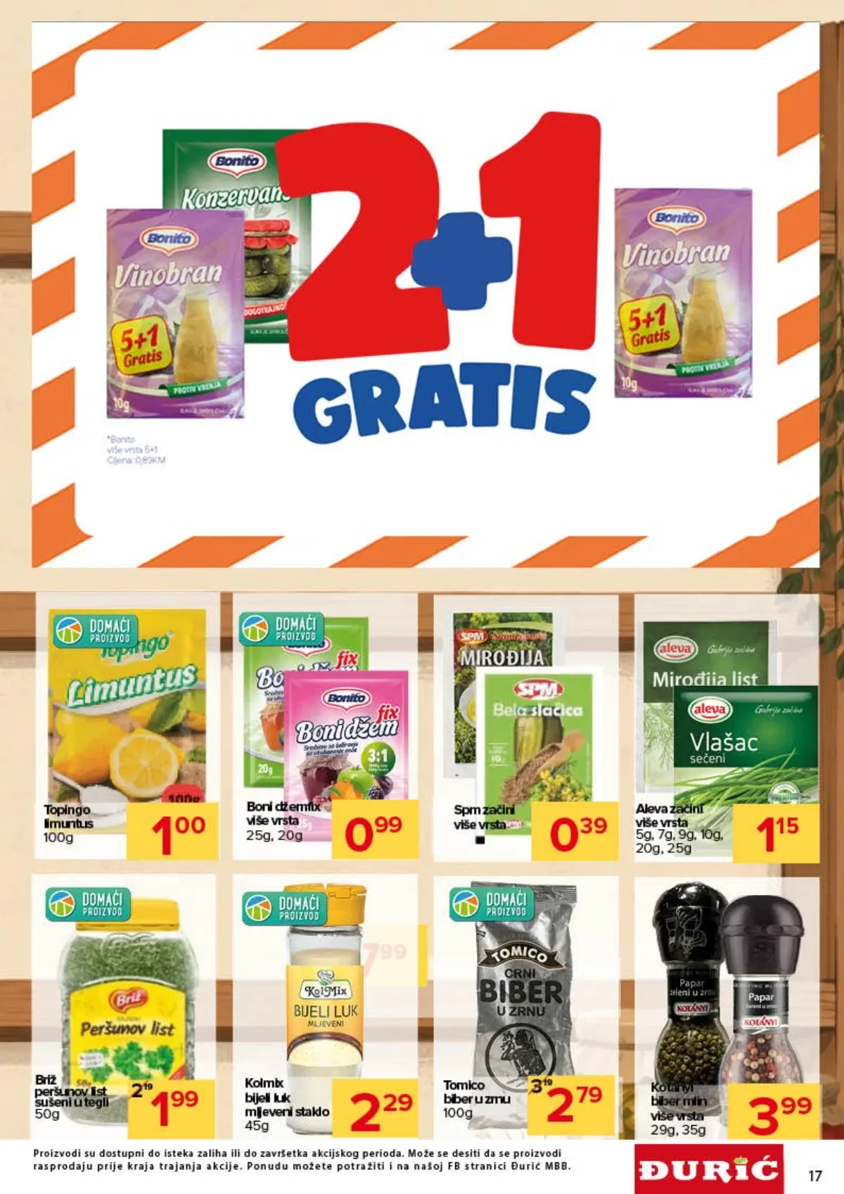 Đurić katalog do 23.09.2026. – akcijska ponuda, stranica 17
