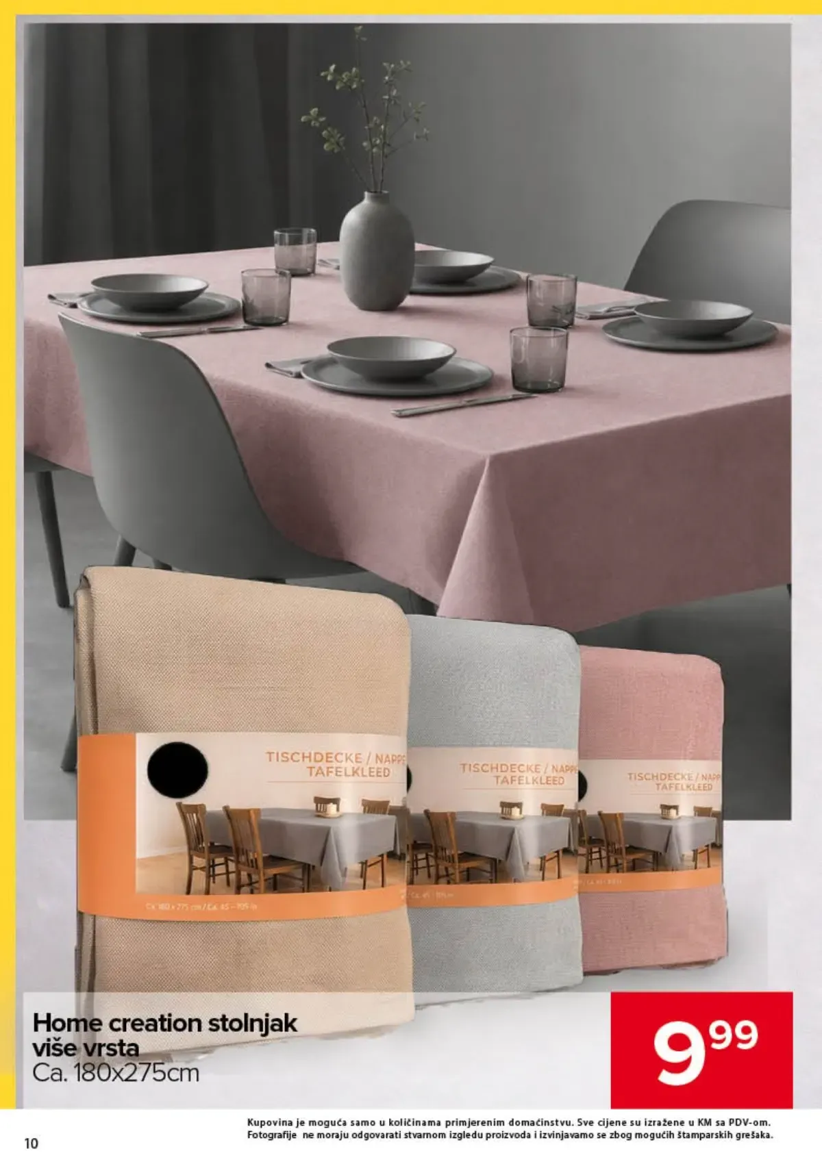 Đurić katalog do 07.10.2026. – Home Creation stolnjaci