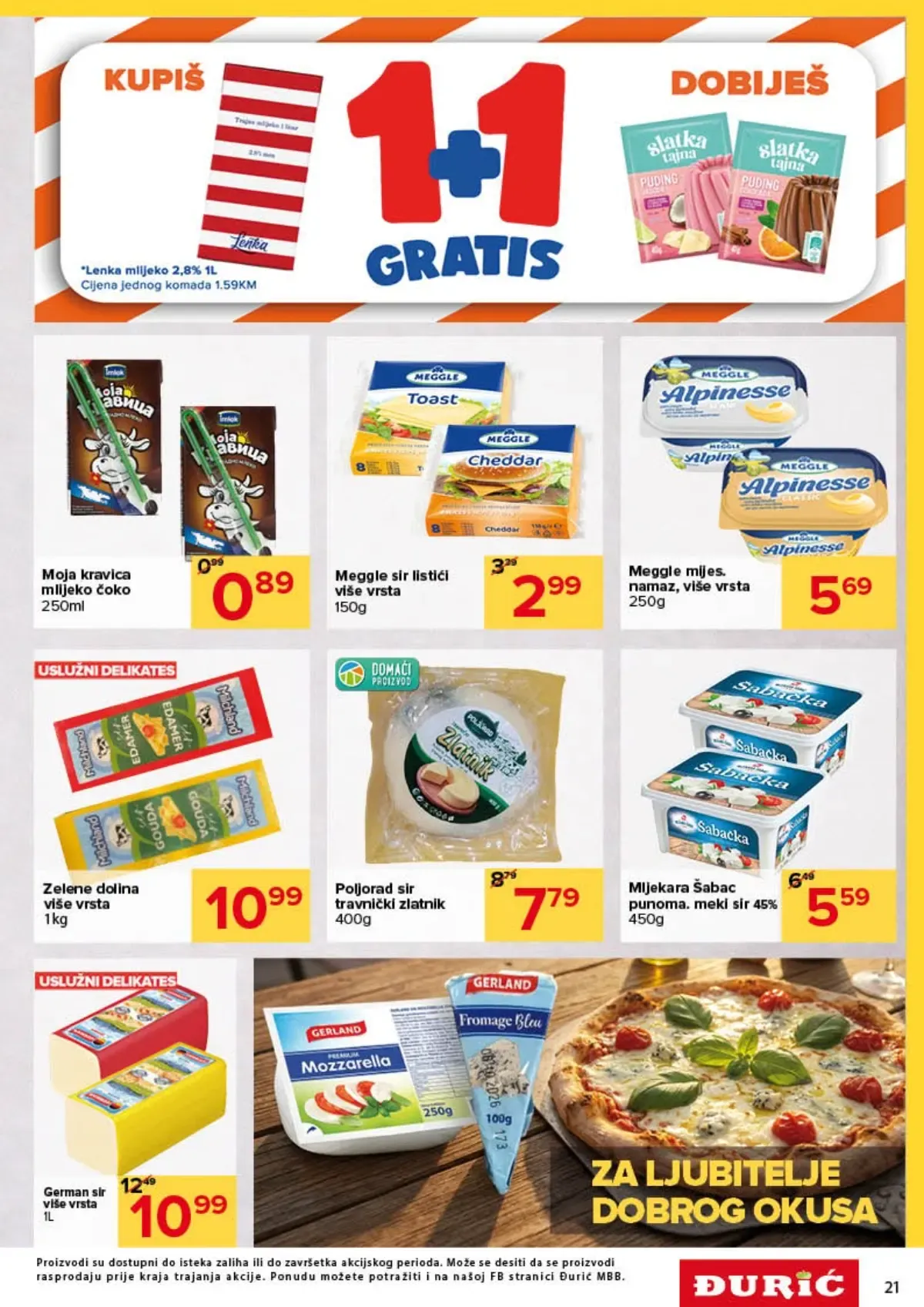 Đurić katalog do 07.10.2026. – sirevi i mliječni proizvodi