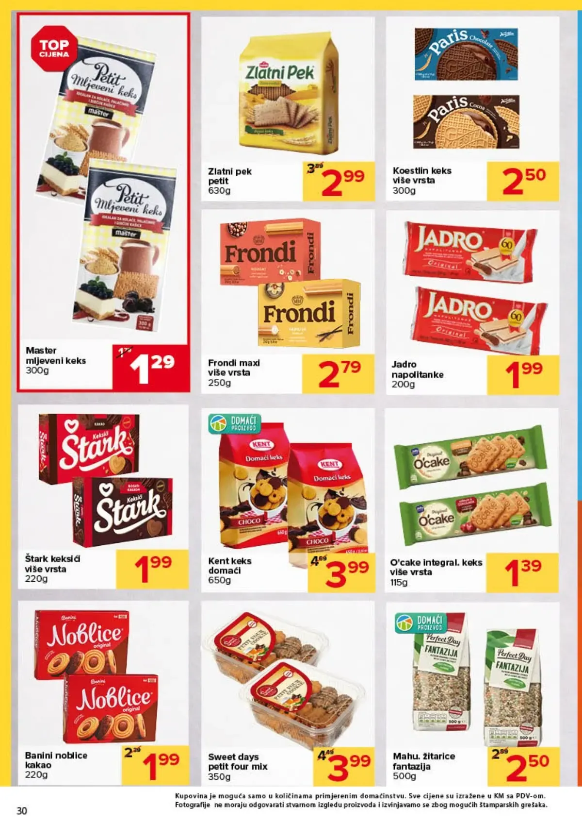 Đurić katalog do 07.10.2026. – Petit Beurre, Frondi, Jadro i keksi