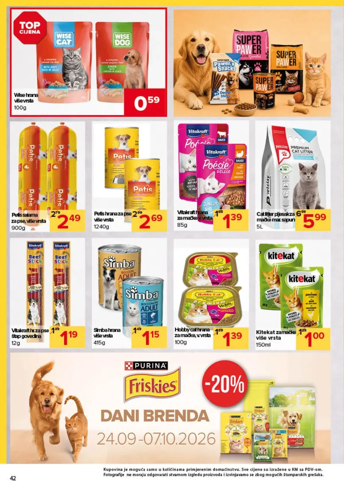 Đurić katalog do 07.10.2026. – hrana i poslastice za pse i mačke