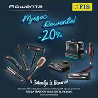 FIS akcija Mjesec Rowente – do 20% sniženja na Rowenta uređaje do kraja februara 2026