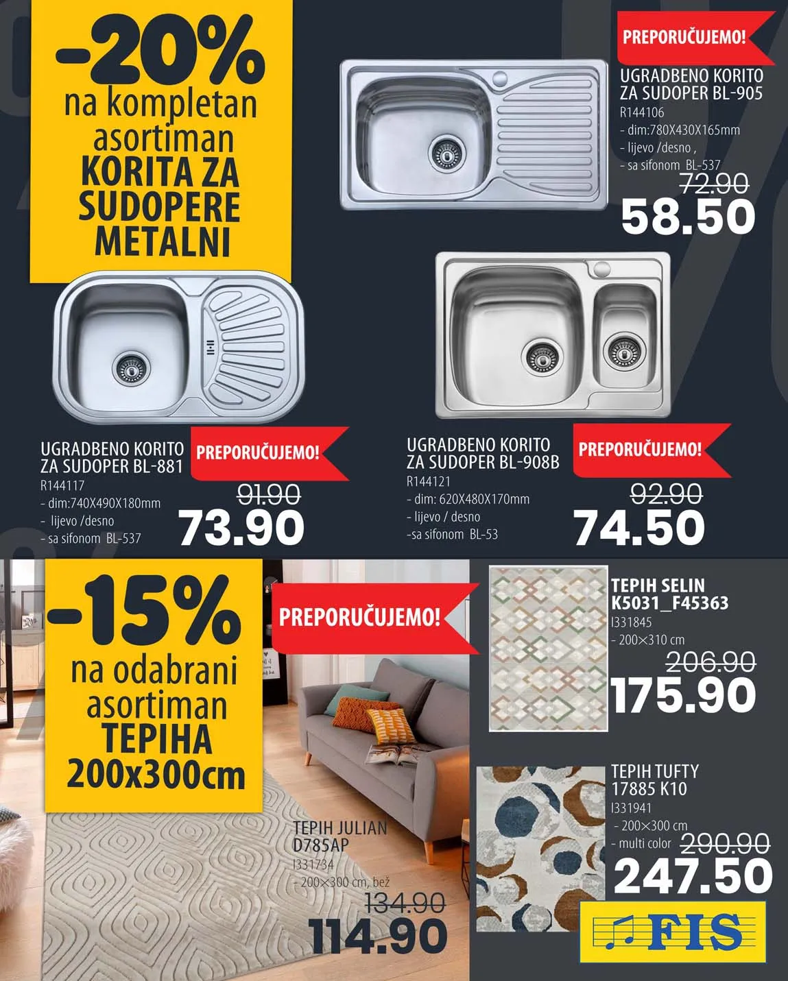 FIS VITEZ kataloška ponuda