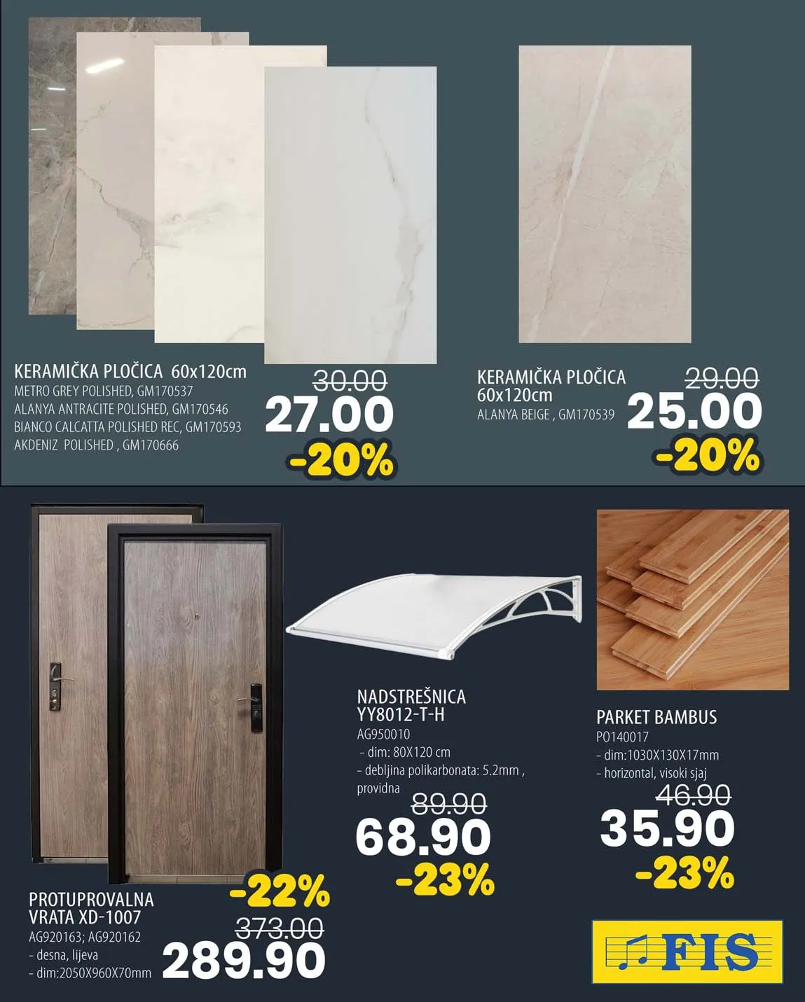 FIS VITEZ kataloška ponuda