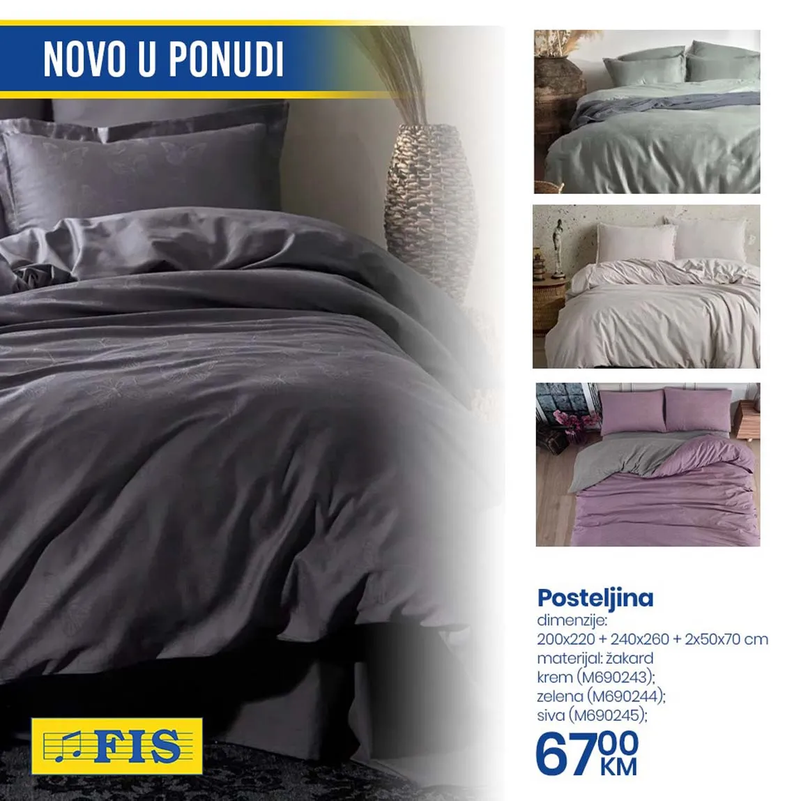 FIS Akcija posteljine