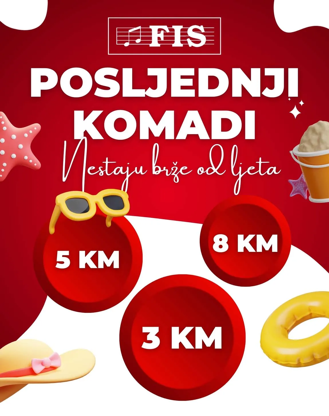 FIS rasprodaja ljetna kolekcija – posljednji komadi