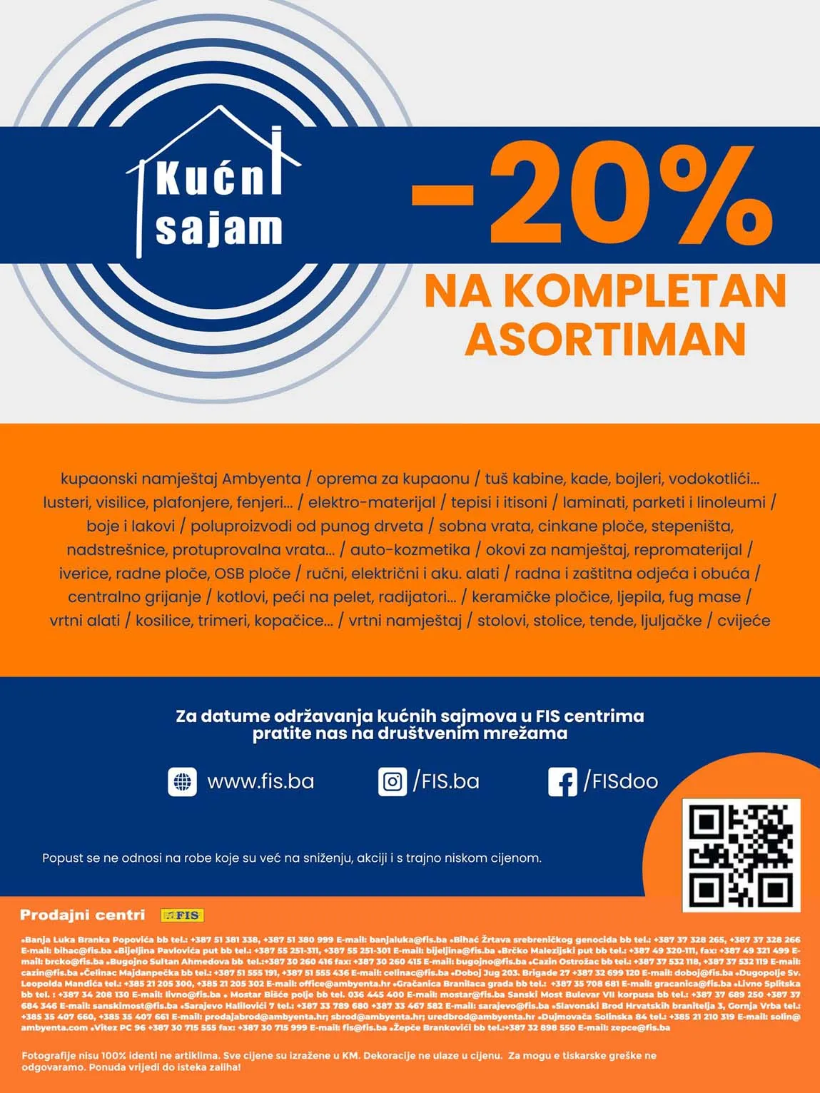 FIS VITEZ kataloška ponuda