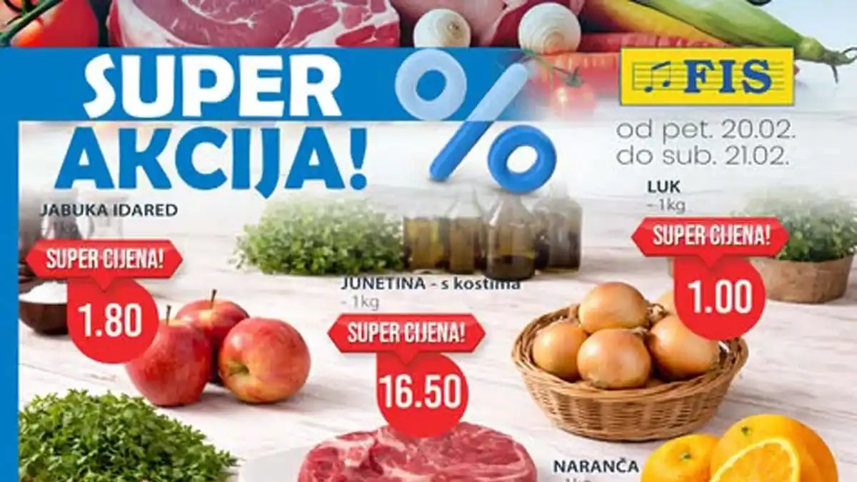 FIS vikend akcija prehrane i hemije do 21. februara 2026
