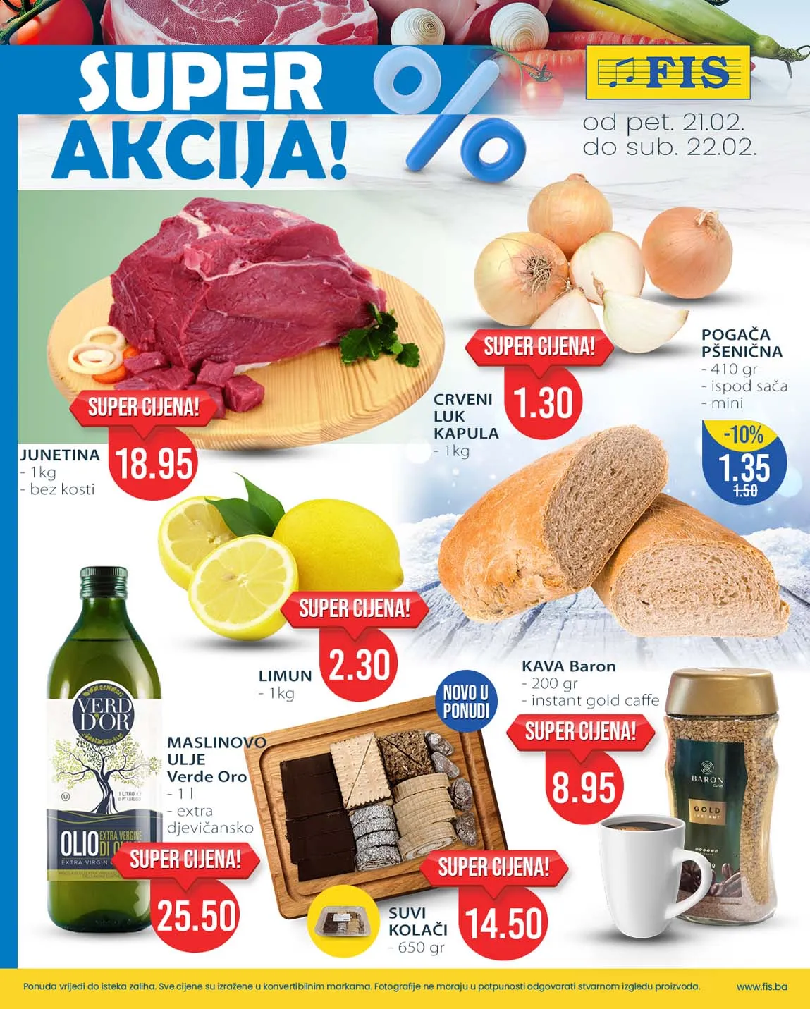 FIS Akcija super vikend akcija sniženja do 22.02.2025