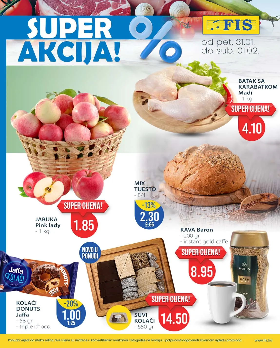 FIS Akcija super vikend akcija sniženja do 01.02.2025