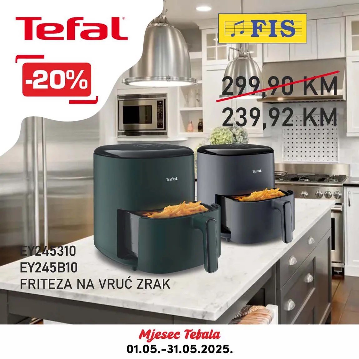 FIS Akcija Mjesec Tefala sniženja do 31.05.2025