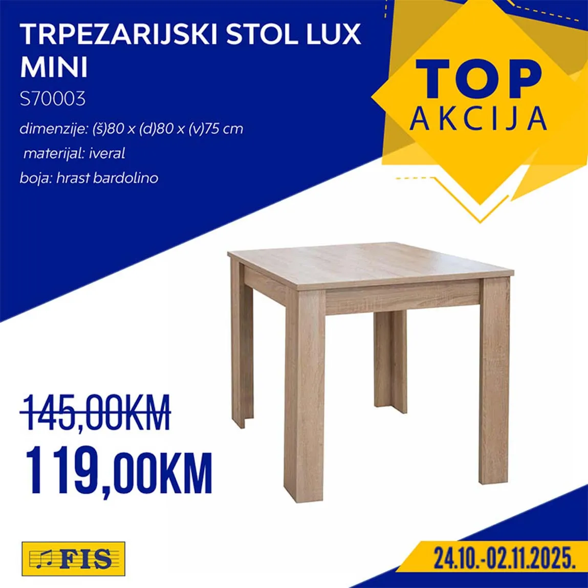 Katalog FIS  sniženje FIS Top akcija