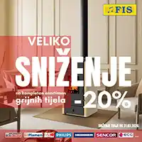 FIS akcija veliko sniženje grijnih tijela katalog do 31. marta 2026.