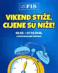 FIS vikend akcija neprehrana – Vikend stiže, cijene su niže do 07.03.2026