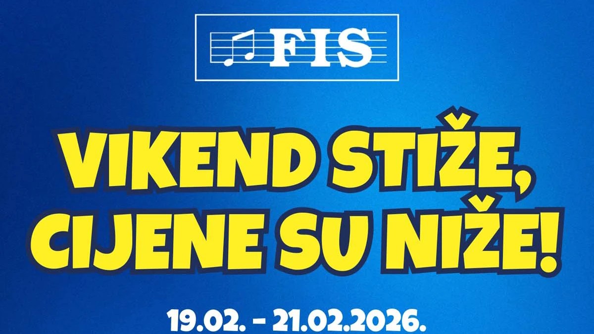 FIS vikend akcija sniženja prehrane i kućnih potrepština do 21. februara 2026