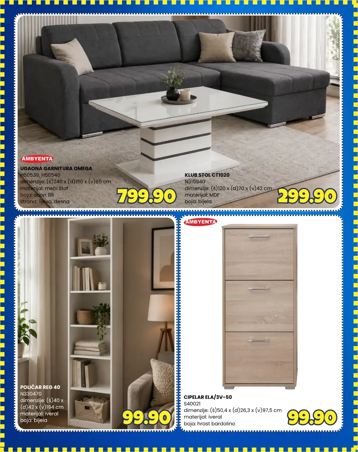 FIS vikend akcija – tekstil, garderoba i oprema za dom na akciji