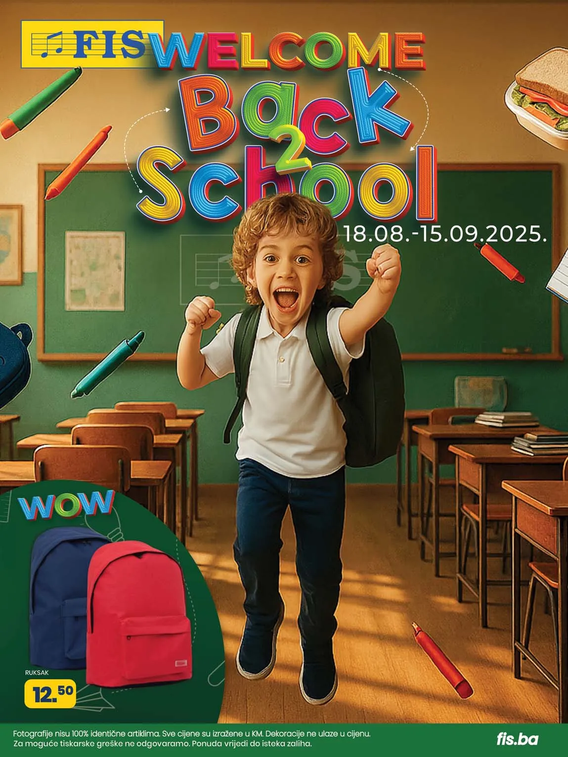 FIS akcija – Welcome Back 2 School katalog sniženja do 15.09.2025
