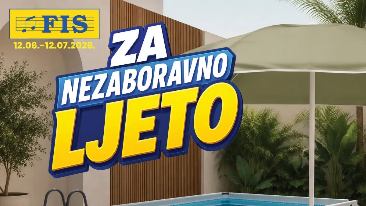 FIS katalog Za nezaboravno ljeto – bazeni, suncobrani, klima uređaji, ventilatori i ljetna oprema na akciji