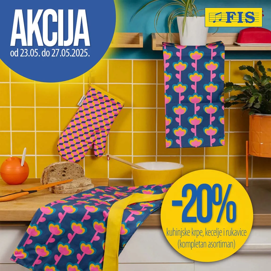 FIS Akcija Kućni tekstil sniženja do 27.05.2025