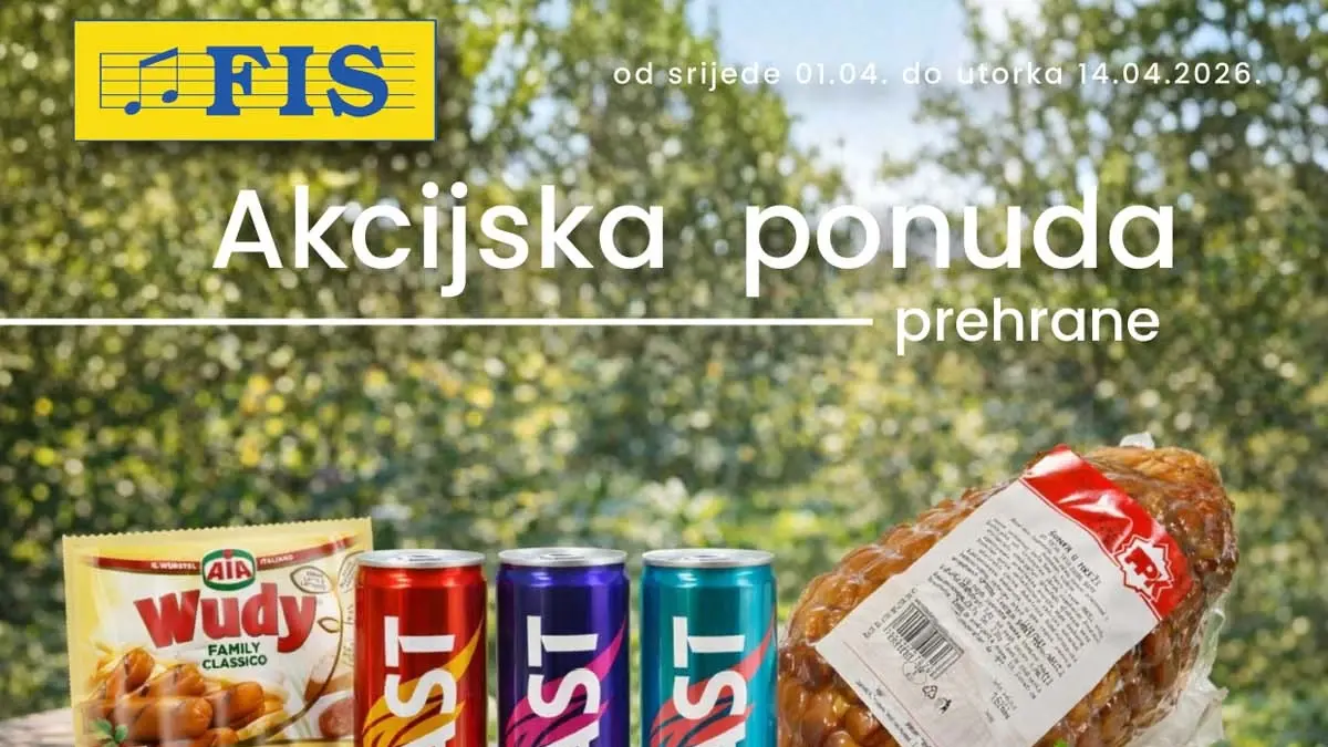 FIS snizenja do 42% – prehrana i hemija na akciji do 14.04.2026