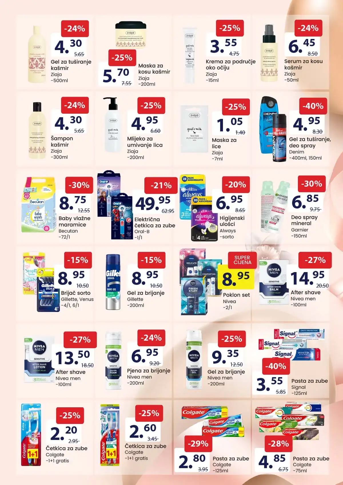 FIS katalog sniženja – prehrambeni proizvodi i hemija na akciji