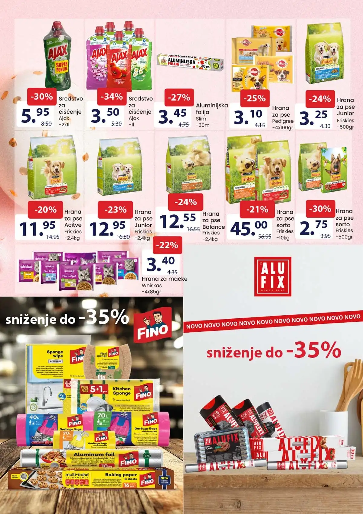 FIS katalog sniženja – proizvodi za svakodnevnu kupovinu na akciji