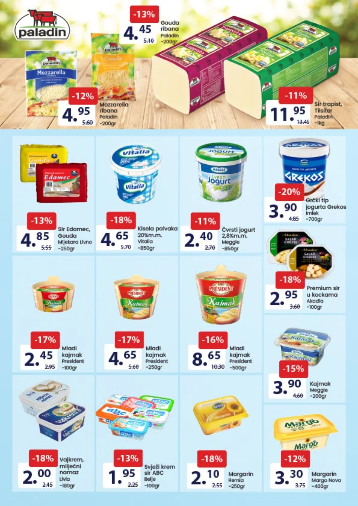 FIS mliječni proizvodi i sirevi na akciji do 14.07.2026