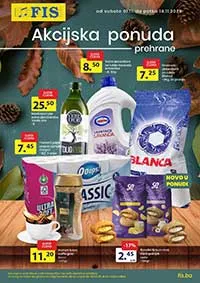 FIS vikend akcija sniženja prehrane do 14.11.2025.