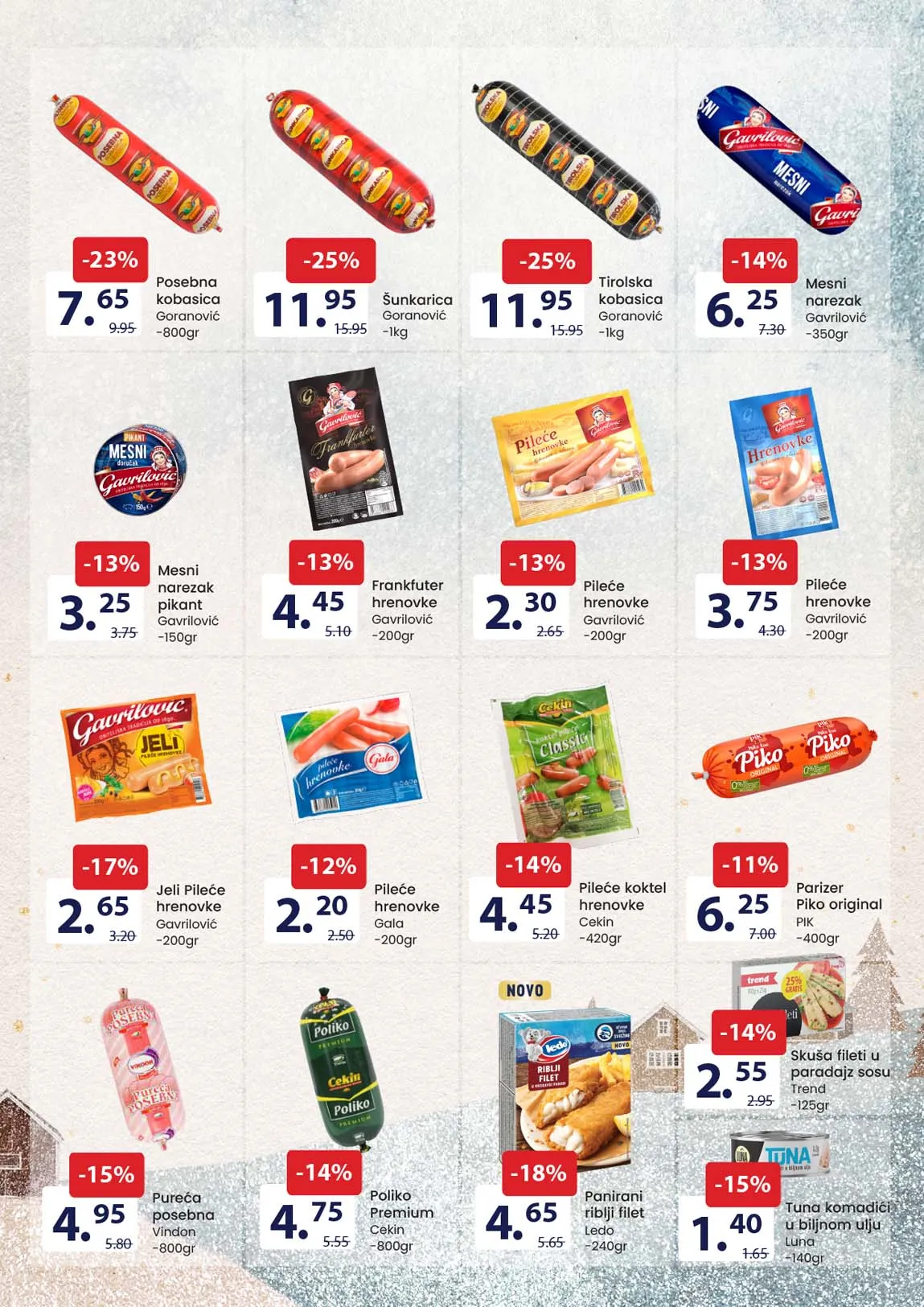 FIS akcija prehrane sniženja