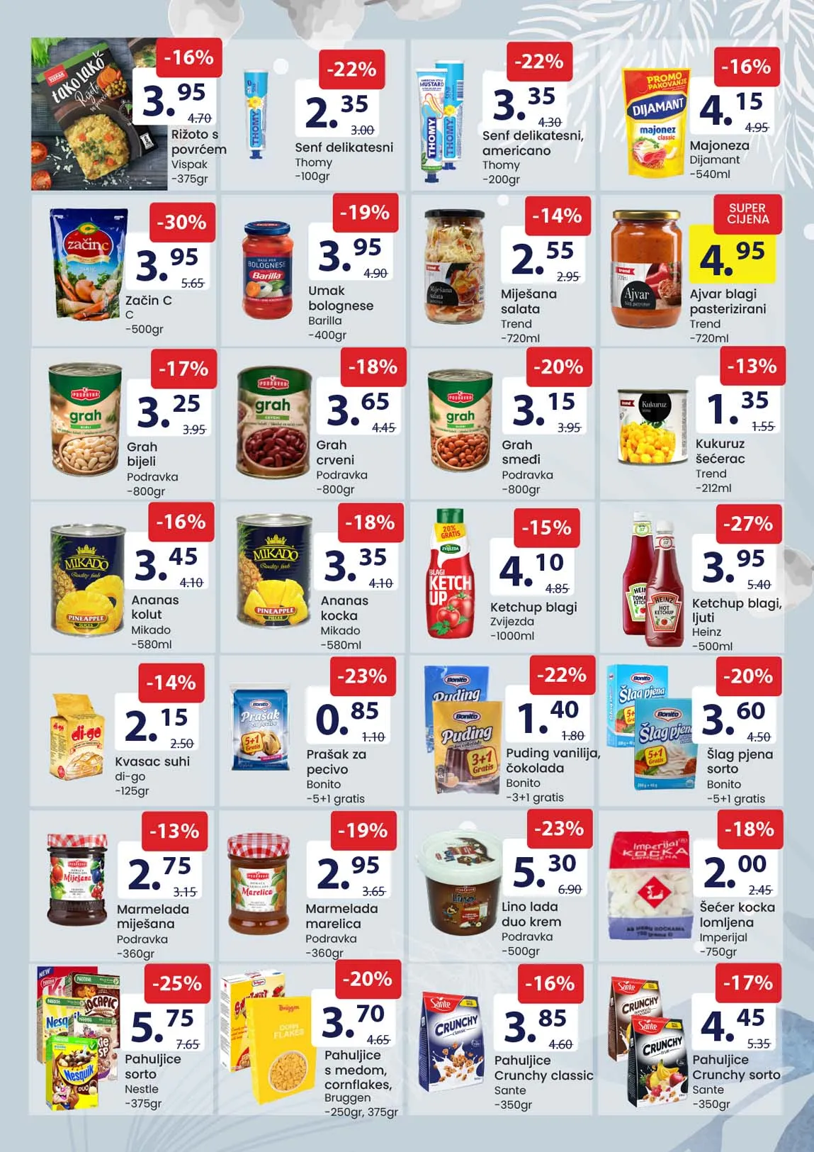 FIS akcija prehrane sniženja