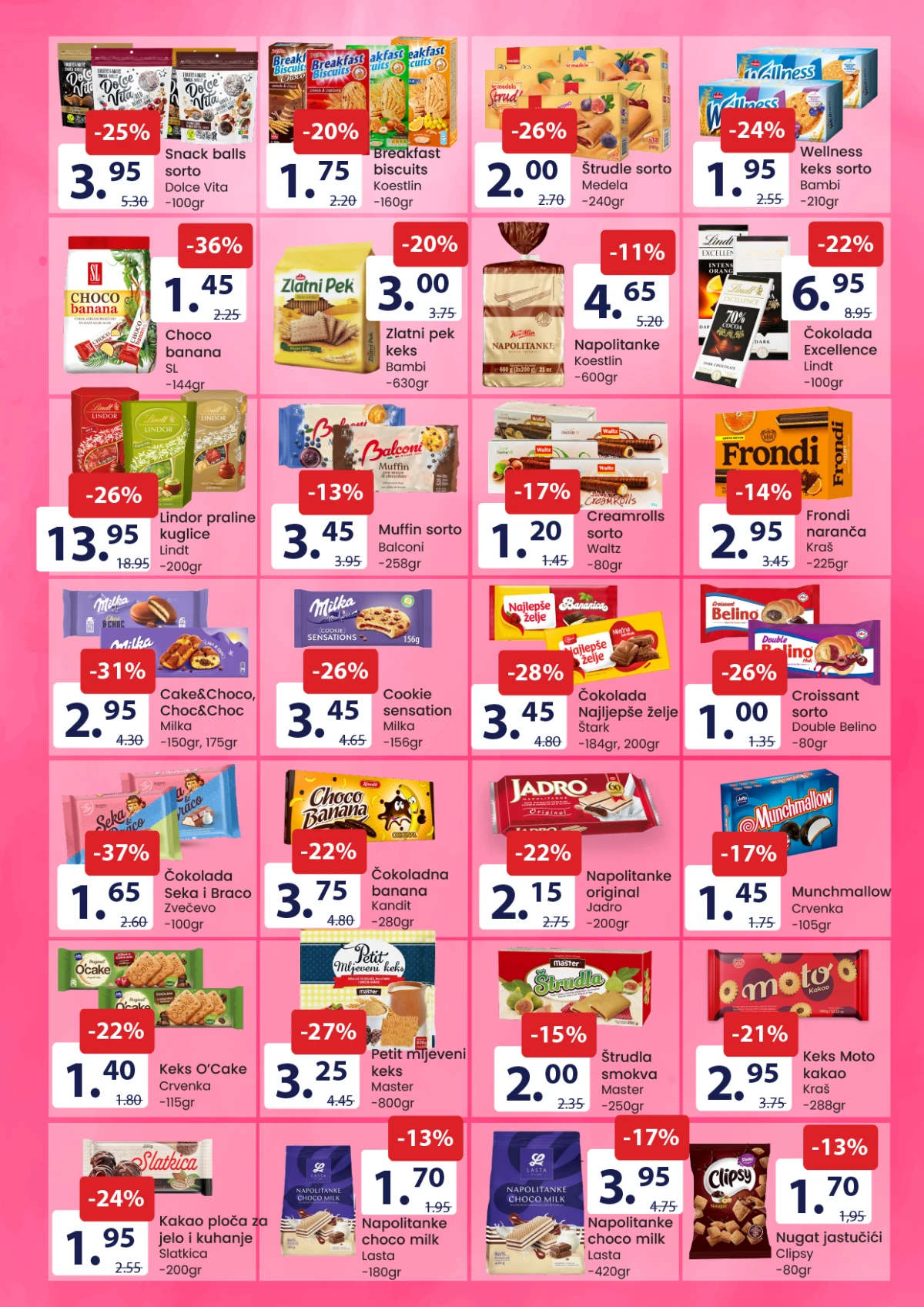 FIS akcija maj 2026 – Nutella, Kinder, Dorina i grickalice na sniženju