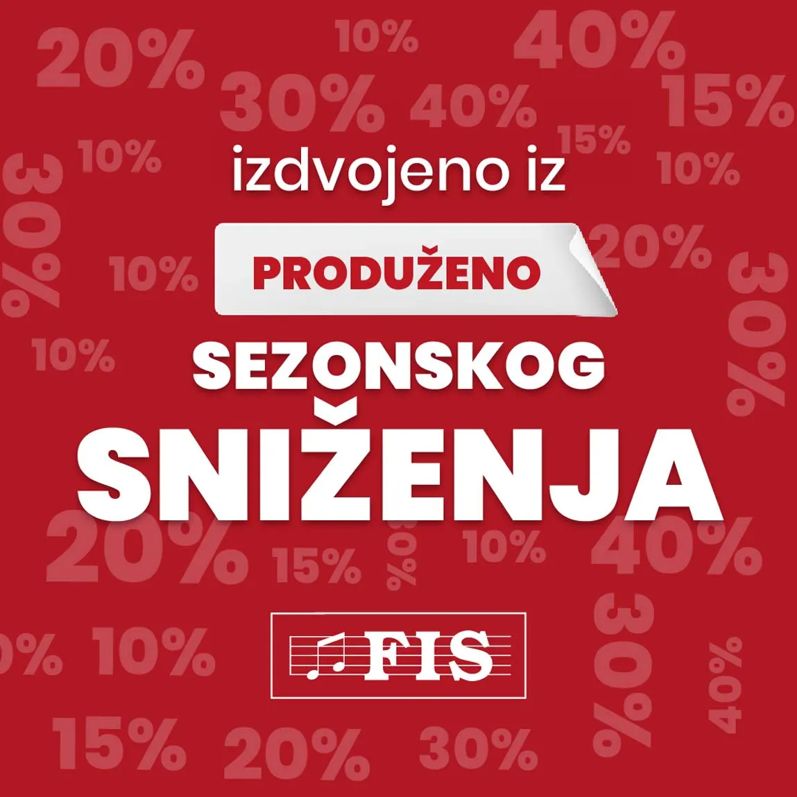 FIS Vitez - Izdvojeno iz PRODUŽENOG SEZONSKOG SNIŽENJA - Velika akcija sa popustima!