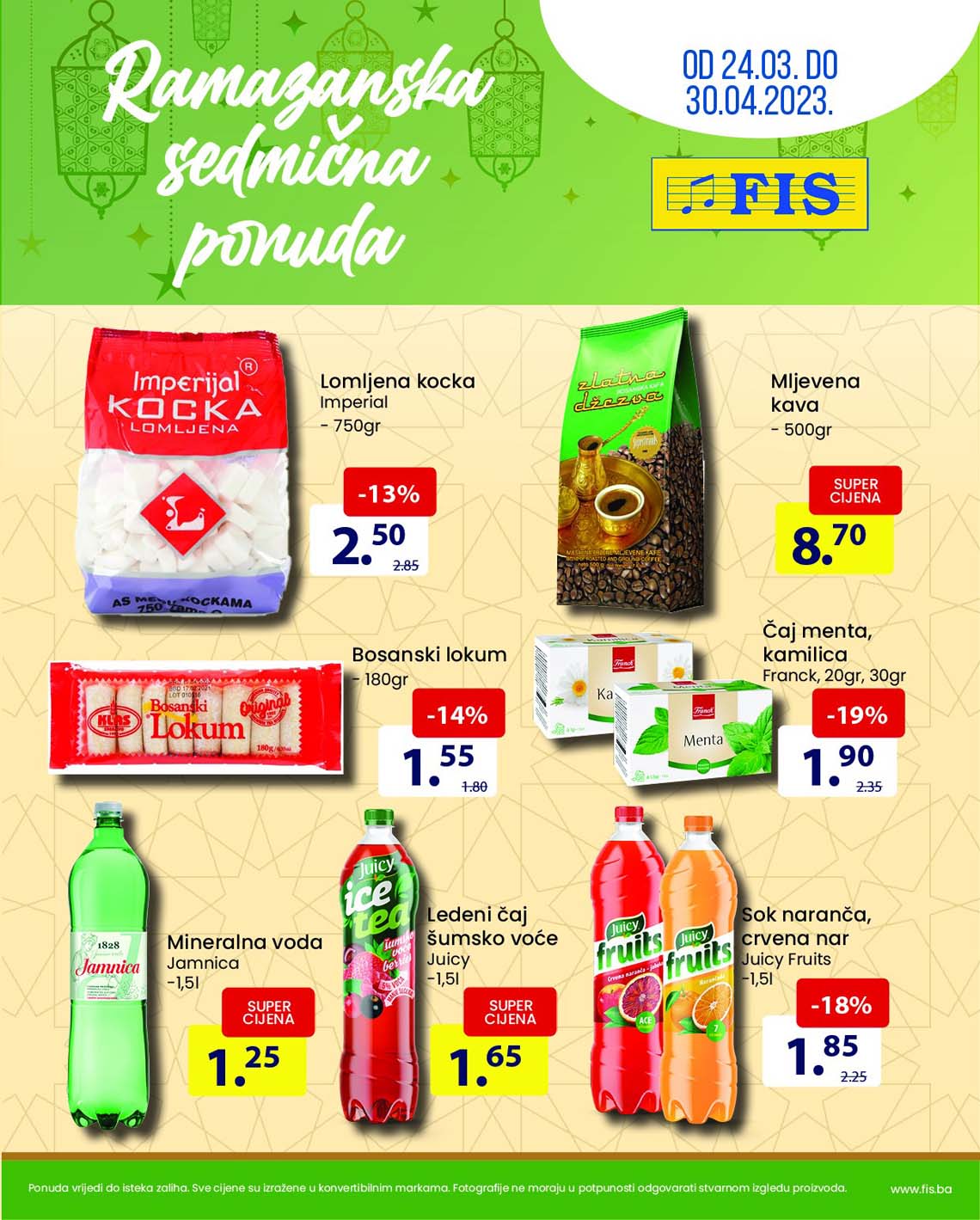 FIS VITEZ kataloška ponuda