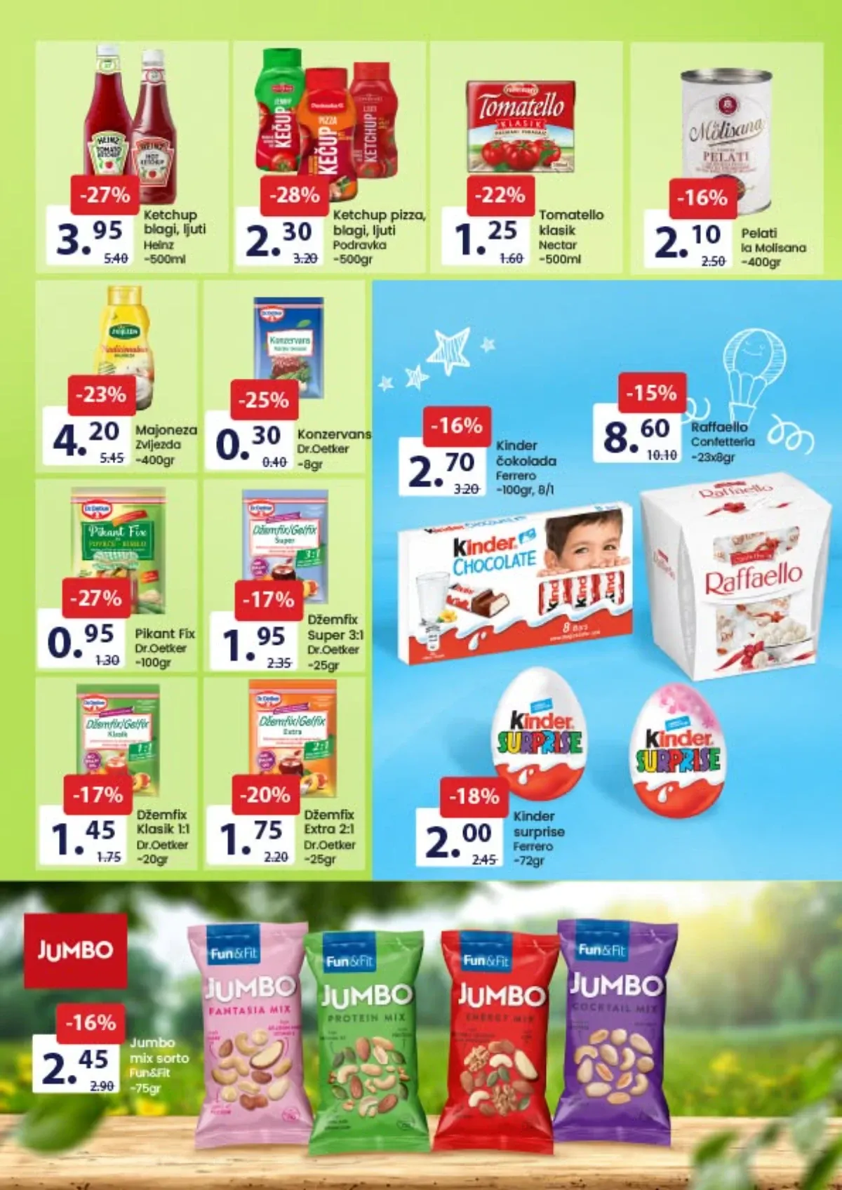 FIS katalog, stranica 7 – Podravka i Heinz kečap te Dr. Oetker Pikant Fix na akciji