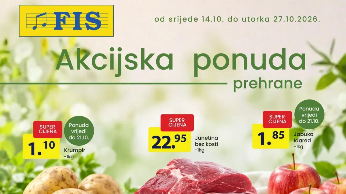 FIS katalog od 14. do 27.10.2026. – popusti do 66% na odabrane proizvode