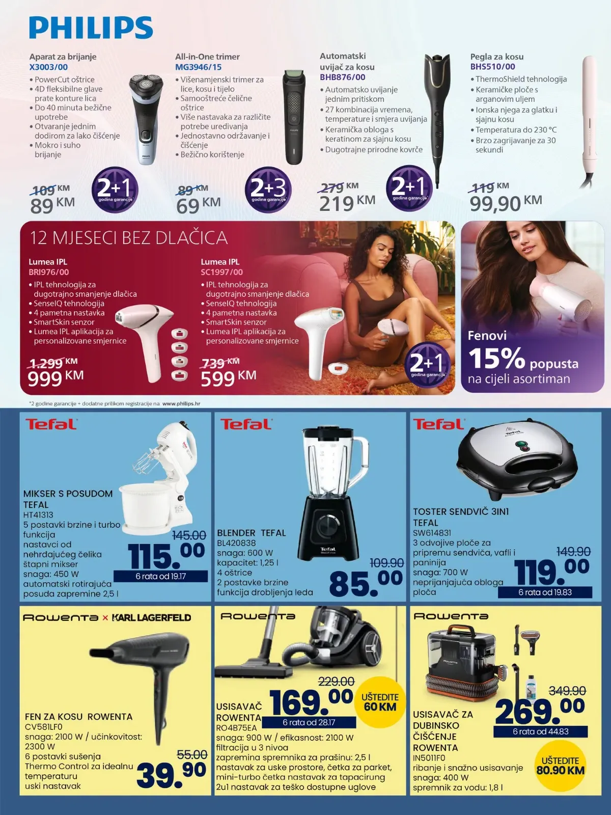 FIS katalog – Philips, Tefal i Rowenta mali kućanski aparati na akciji