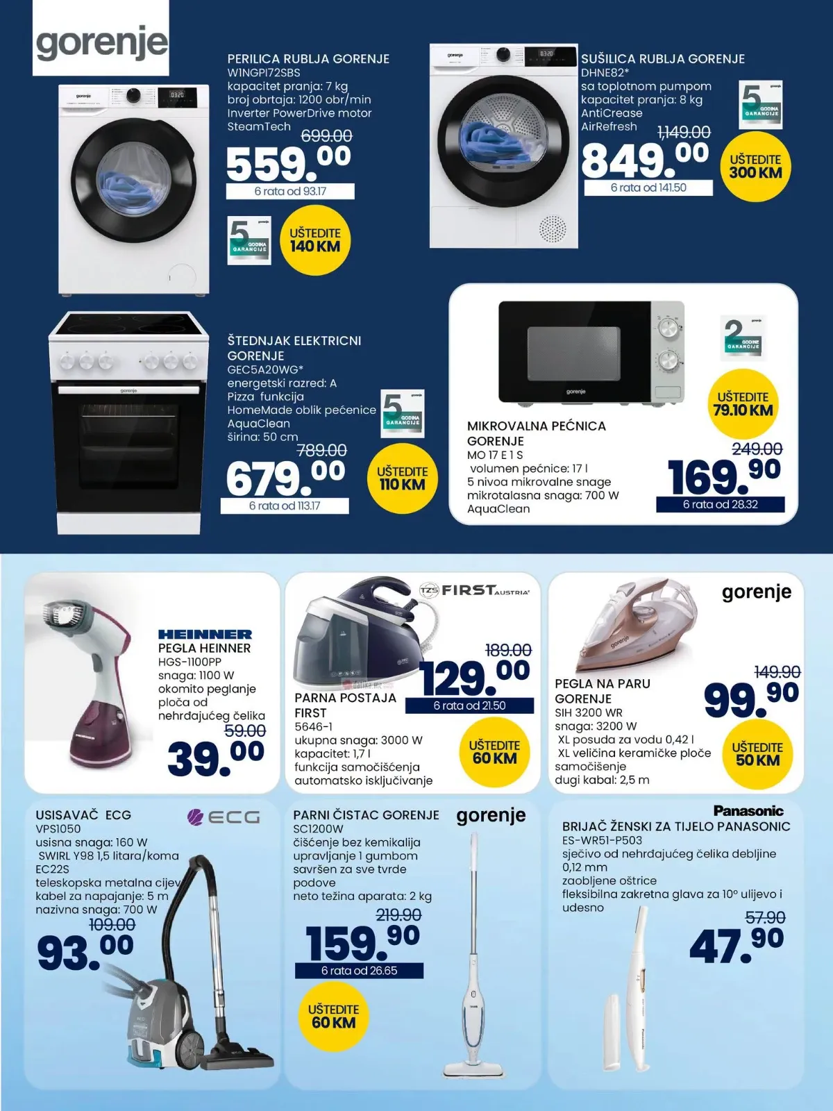 FIS katalog – Gorenje perilice, sušilice, štednjaci i aparati na akciji