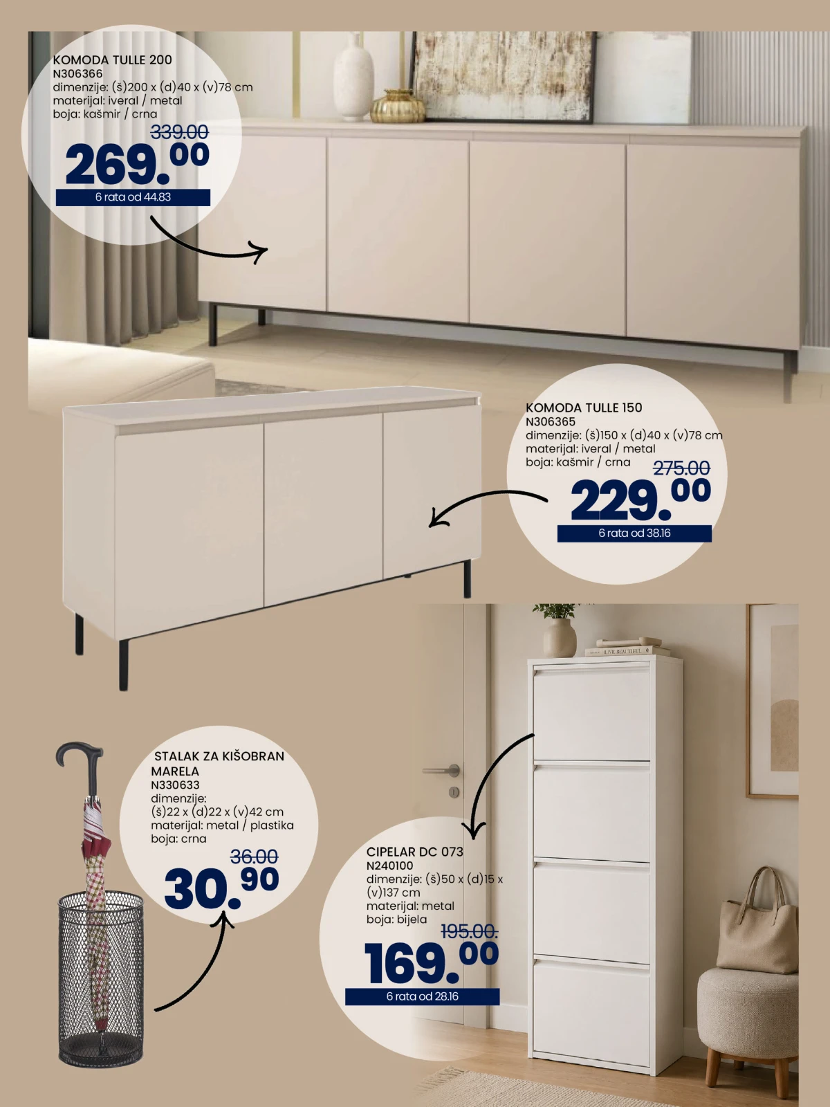 FIS katalog strana 50 – komode, cipelari i ormari na akciji
