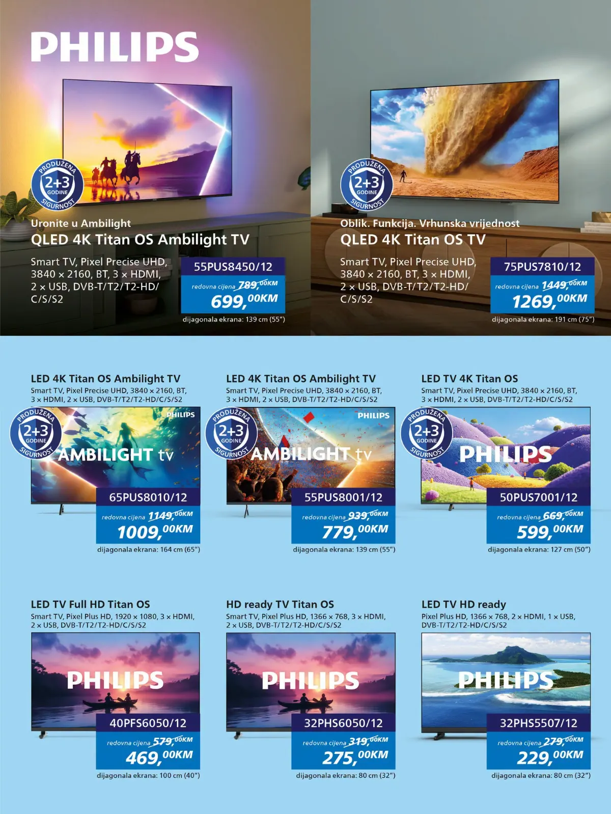 FIS katalog – Philips Ambilight televizori na akciji