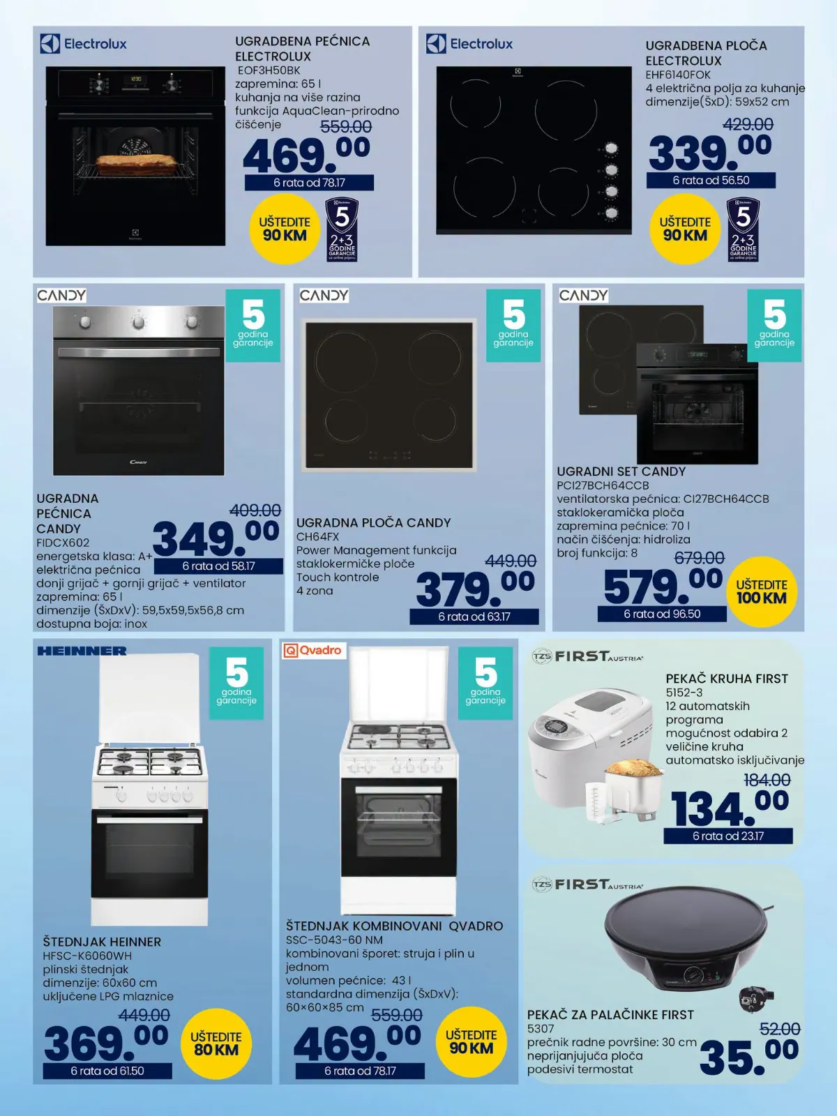 FIS katalog – Electrolux pećnice, ploče za kuhanje i bijela tehnika