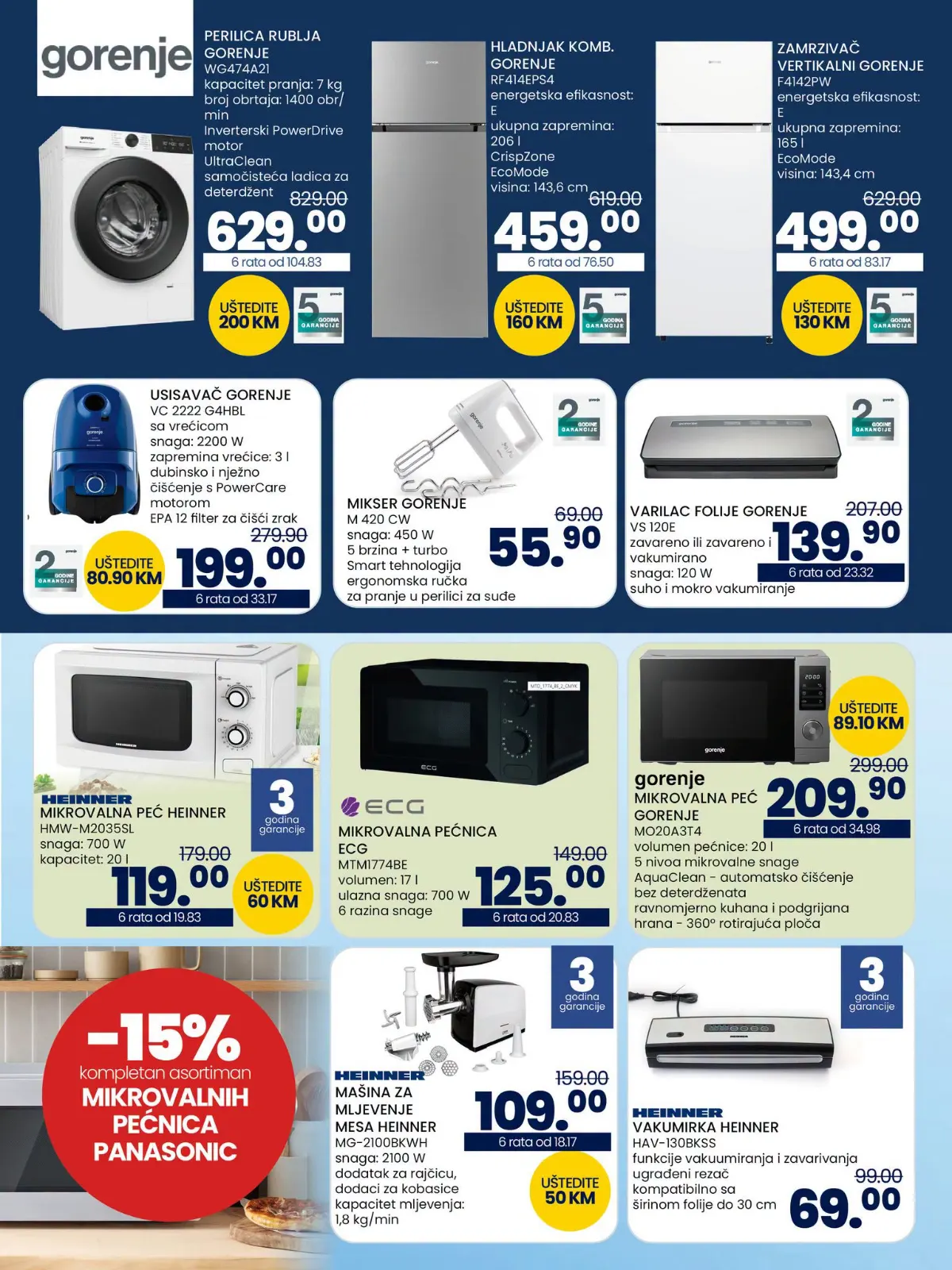 FIS katalog – Gorenje uređaji, mikrovalne pećnice i kućanski aparati