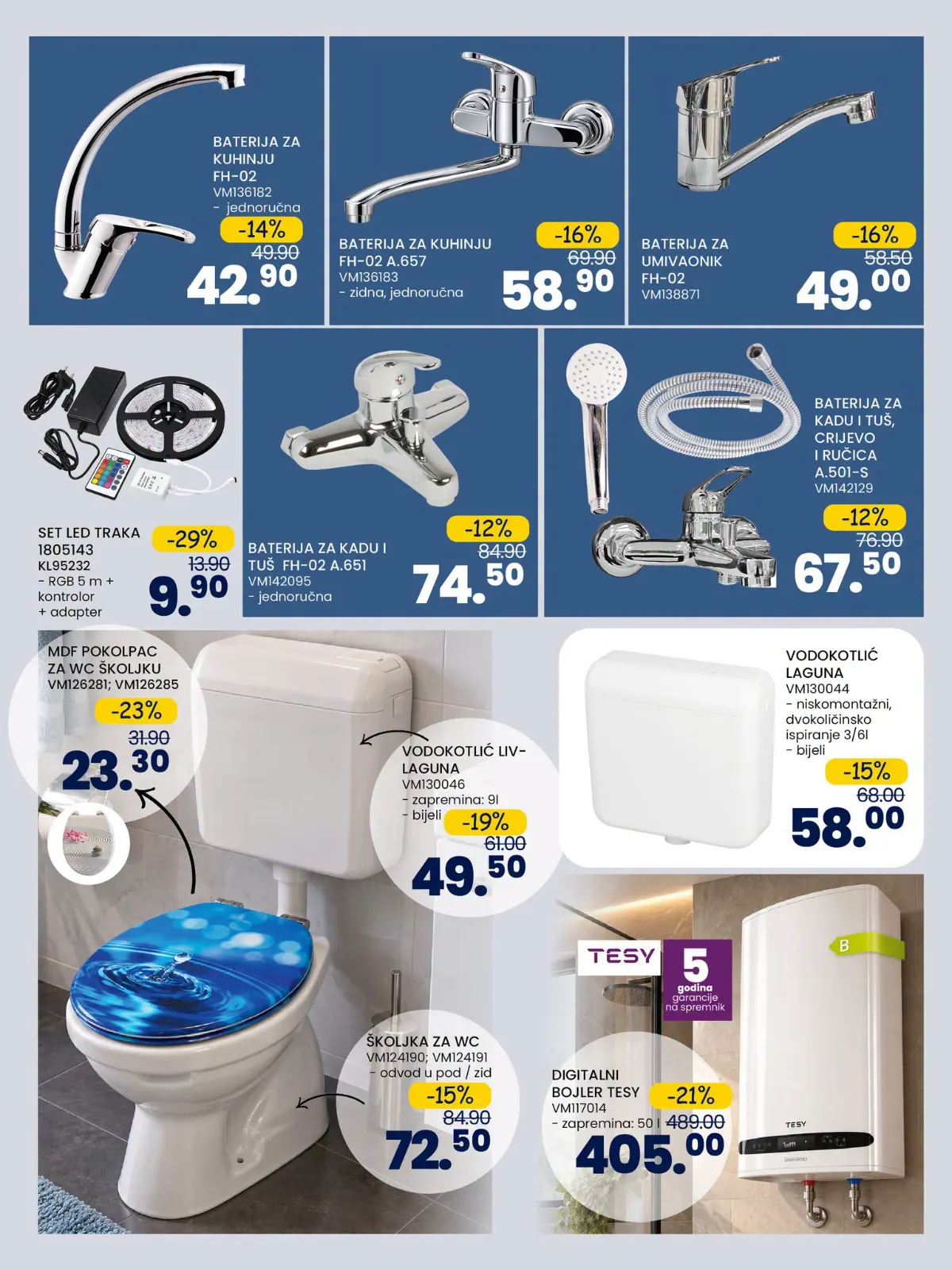 FIS katalog – slavine, sanitarije i bojleri