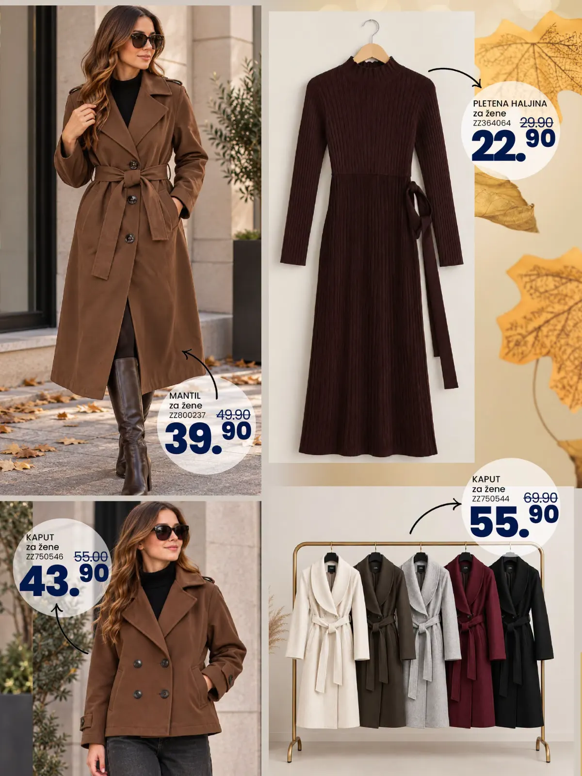 FIS katalog – ženski mantili, haljine i jesenja moda