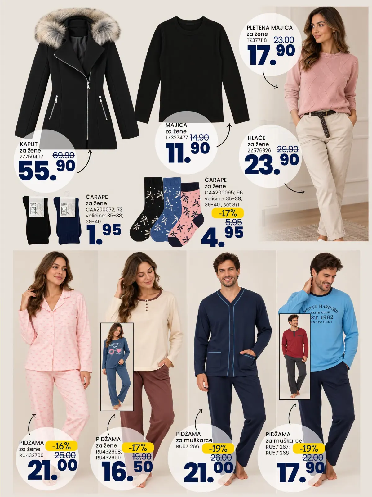 FIS katalog – ženske jakne, džemperi, pidžame i čarape