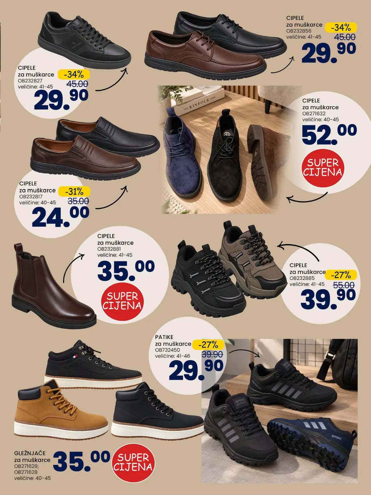FIS katalog – muške cipele, patike i jesenja obuća