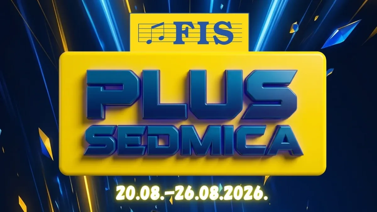 FIS Plus sedmica od 20.08. do 26.08.2026. donosi popuste do 50% na obuću, odjeću, tehniku i proizvode za dom