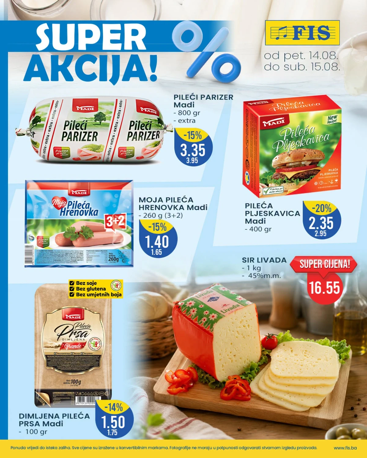 FIS SUPER AKCIJA do 15.08.2026. – Coccolino i Violeta omekšivači te Ariel kapsule i deterdžent