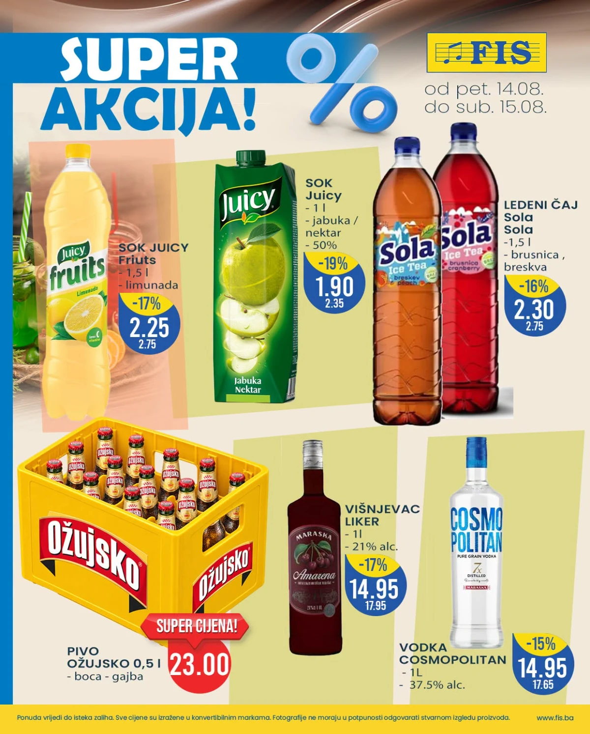 FIS SUPER AKCIJA do 15.08.2026. – Nescafe Classic, Choco-Loco puding i H&DRA UP piće